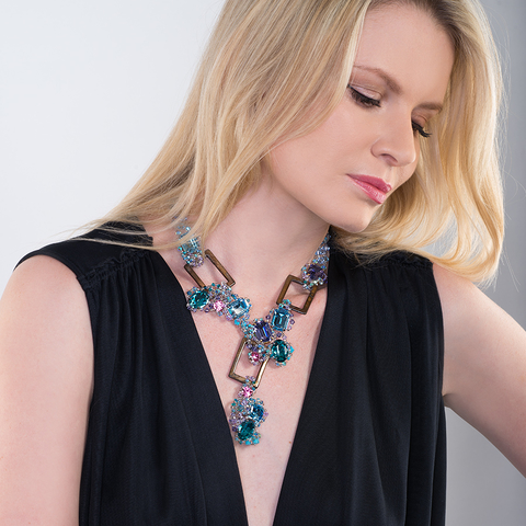 Korino I - Azure Gem Neckpiece