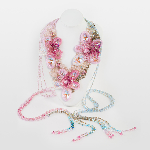 Korino I - Swarovski Bead Sakura Neckpiece